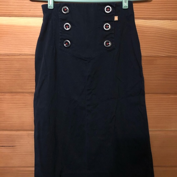 High Waisted Pencil Skirt - Picture 1 of 4